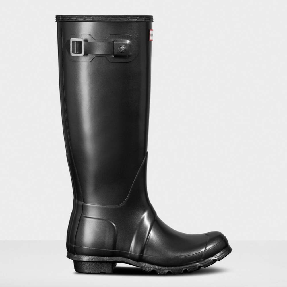 Hunter Women's Original Pearlized Tall Rain Boots - Picture 2 of 3